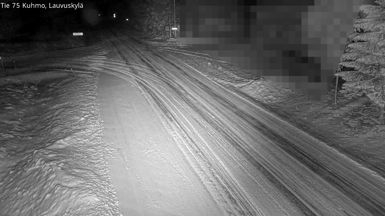 Weather Camera Image Road 75 Kuhmo, Lauvuskylä, Kuhmo, Kainuu