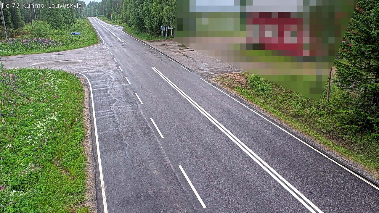 Kelikamerat Kuva Tie 75 Kuhmo, Lauvuskylä, Kuhmo, Kainuu