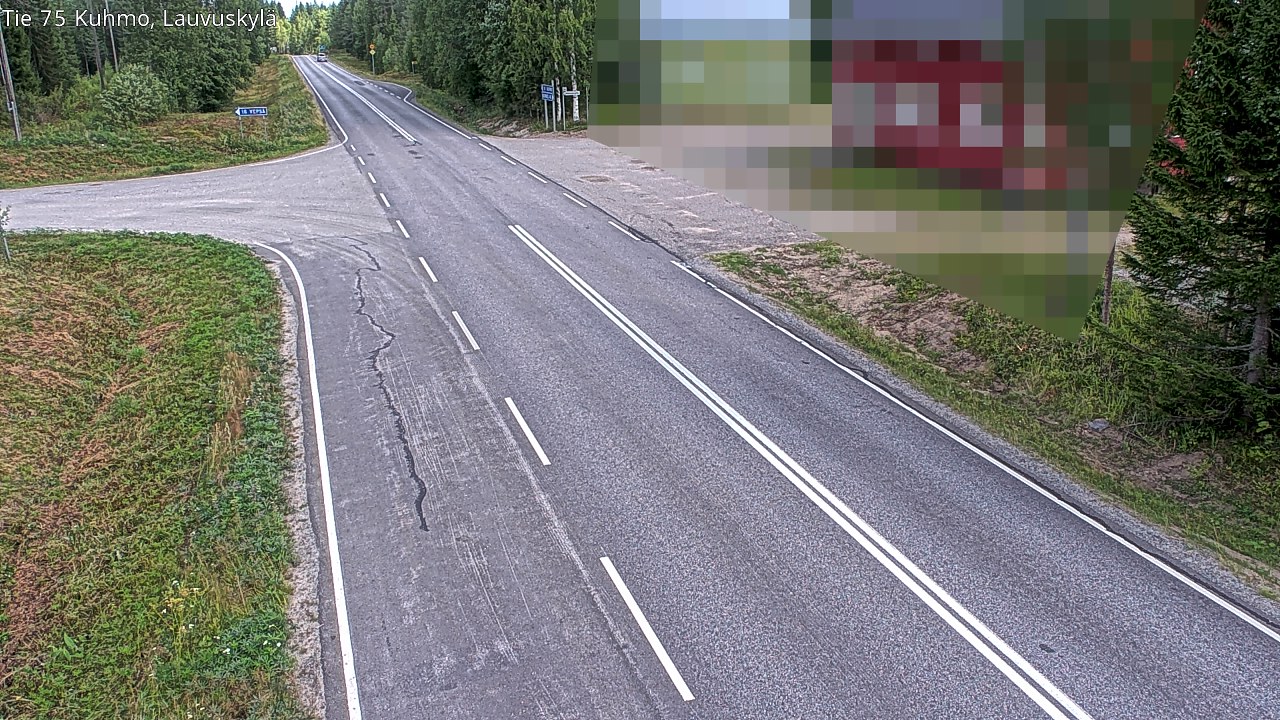 Kelikamerat Kuva Tie 75 Kuhmo, Lauvuskylä, Kuhmo, Kainuu
