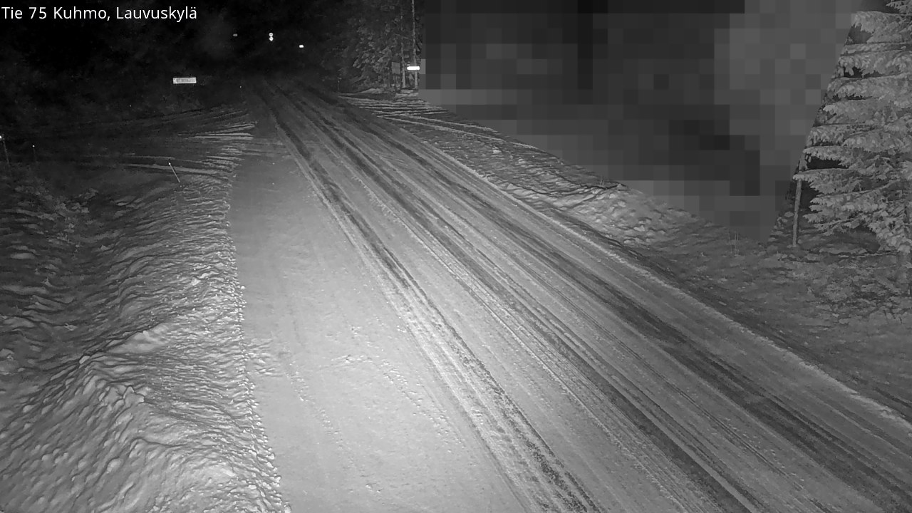 Weather Camera Image Road 75 Kuhmo, Lauvuskylä, Kuhmo, Kainuu