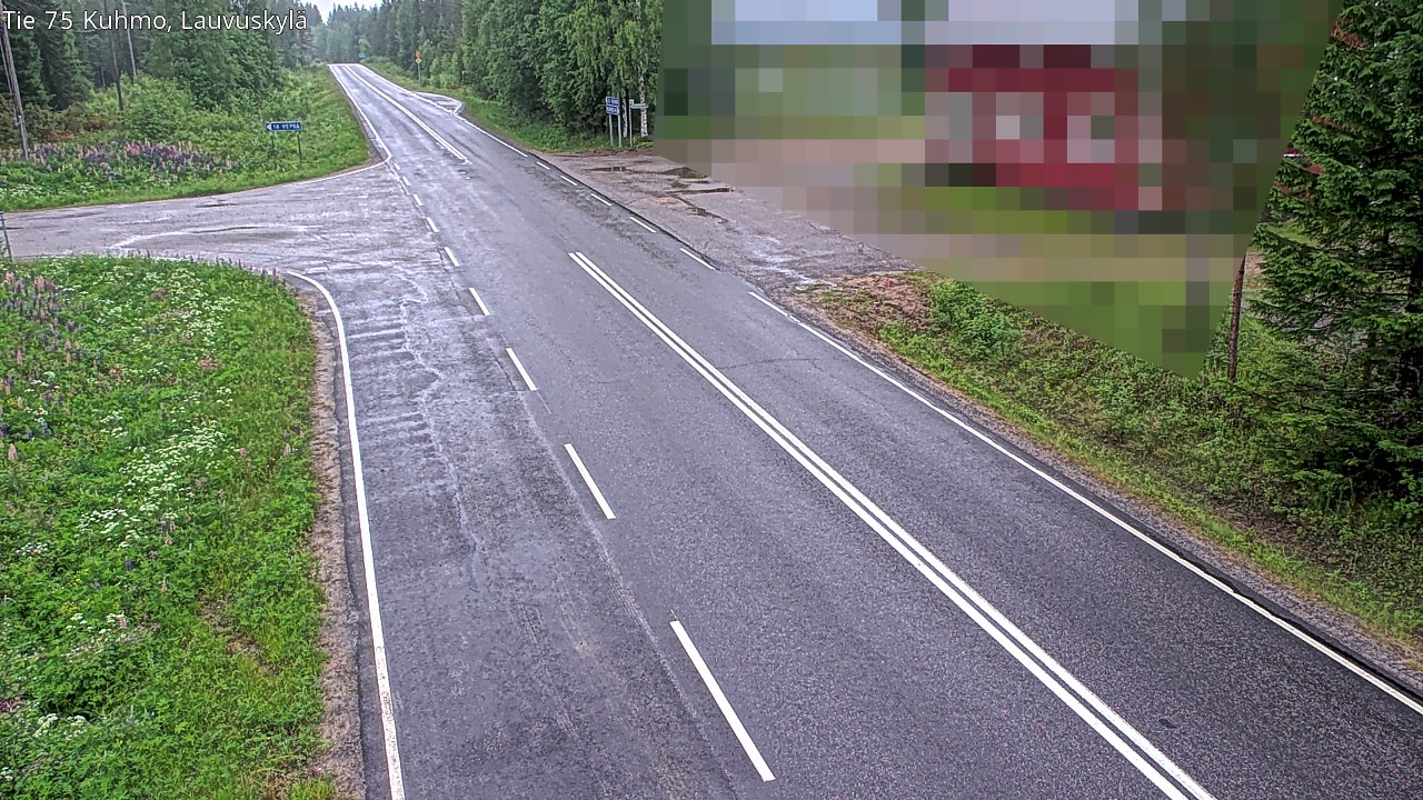 Kelikamerat Kuva Tie 75 Kuhmo, Lauvuskylä, Kuhmo, Kainuu