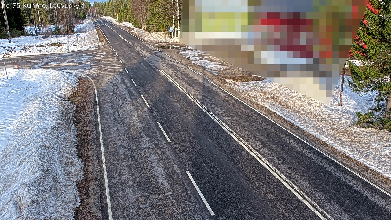 Kelikamerat Kuva Tie 75 Kuhmo, Lauvuskylä, Kuhmo, Kainuu
