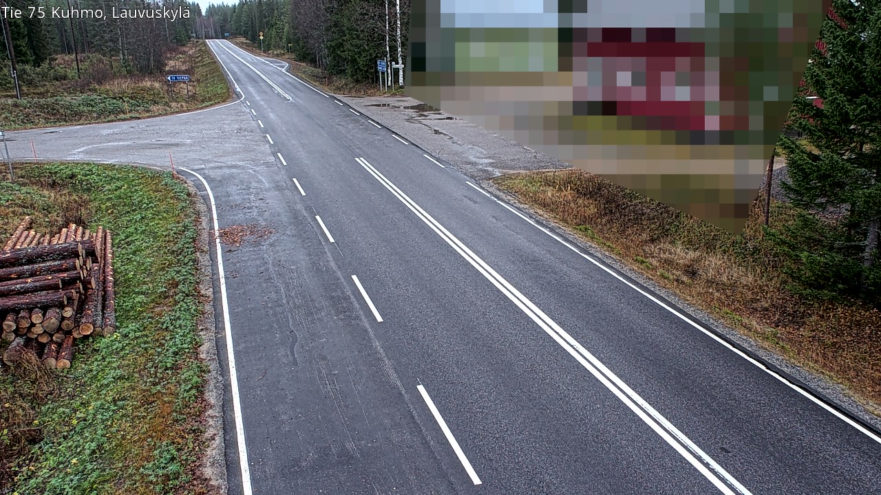 Kelikamerat Kuva Tie 75 Kuhmo, Lauvuskylä, Kuhmo, Kainuu