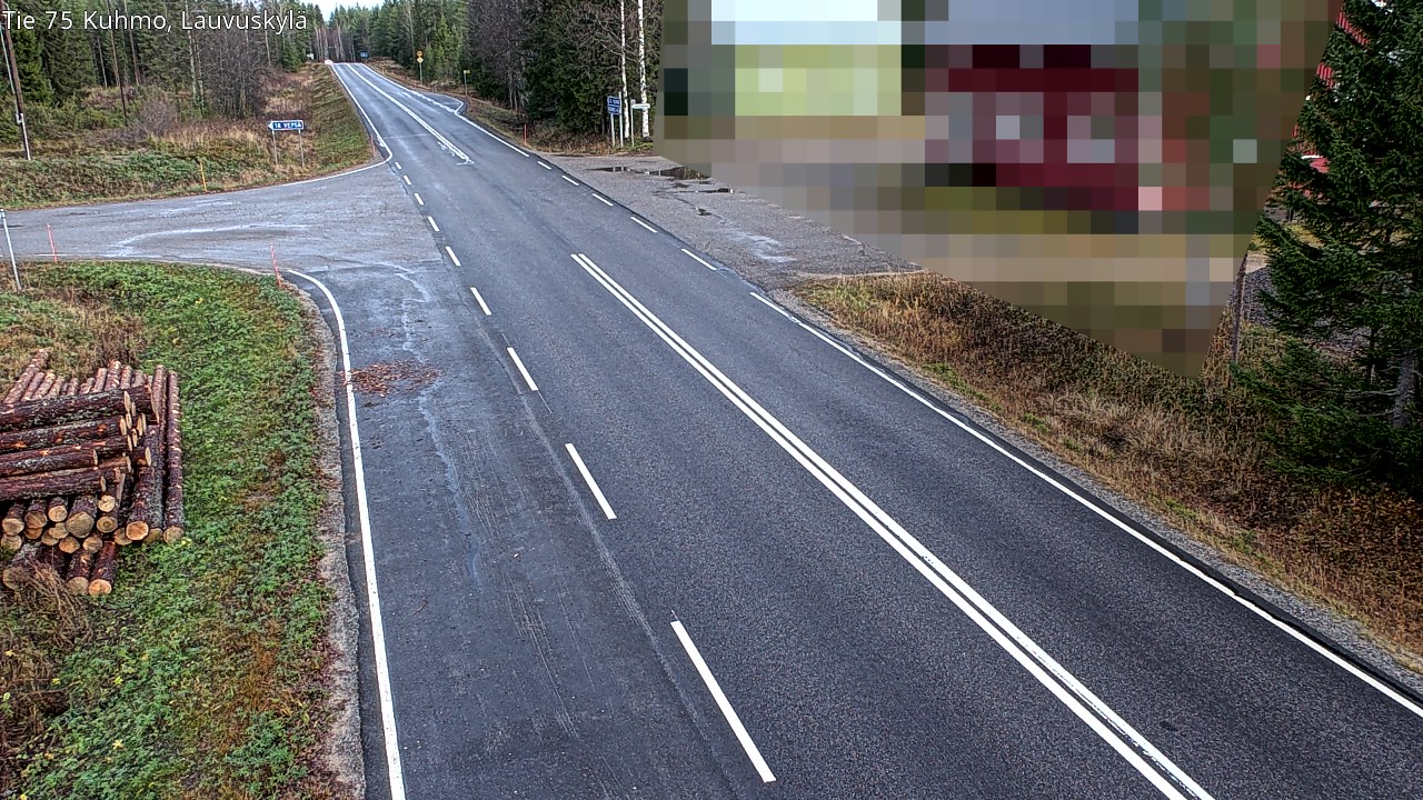 Kelikamerat Kuva Tie 75 Kuhmo, Lauvuskylä, Kuhmo, Kainuu