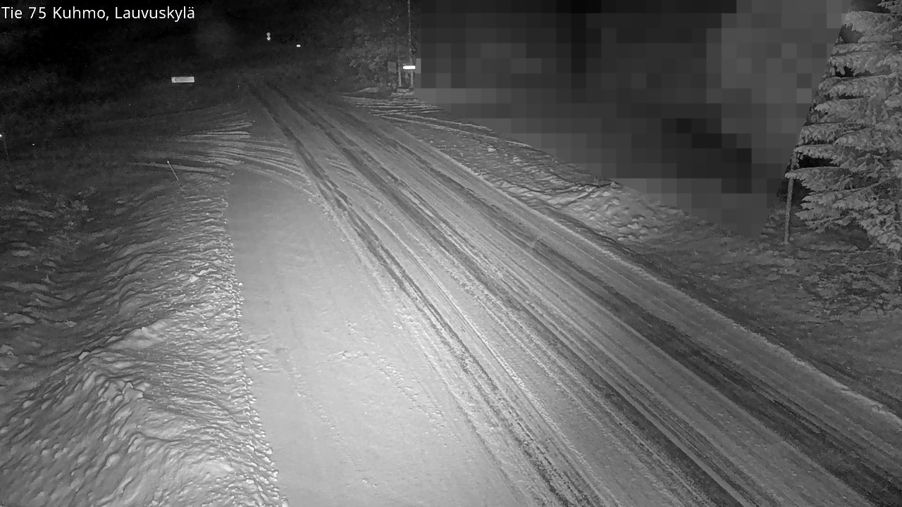 Weather Camera Image Road 75 Kuhmo, Lauvuskylä, Kuhmo, Kainuu
