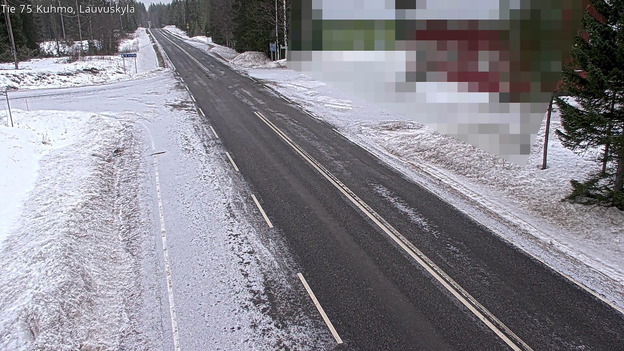 Kelikamerat Kuva Tie 75 Kuhmo, Lauvuskylä, Kuhmo, Kainuu