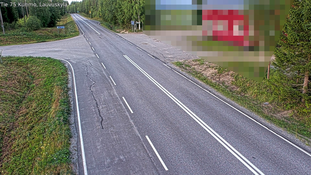Kelikamerat Kuva Tie 75 Kuhmo, Lauvuskylä, Kuhmo, Kainuu