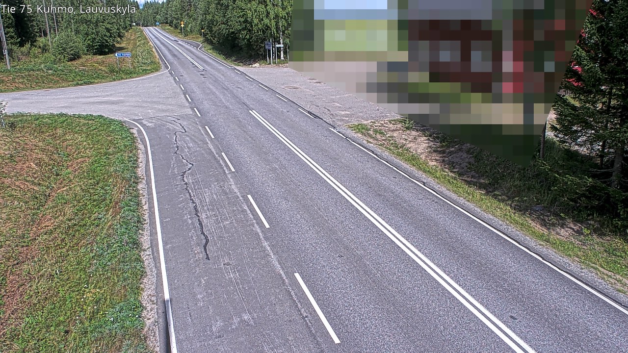 Kelikamerat Kuva Tie 75 Kuhmo, Lauvuskylä, Kuhmo, Kainuu