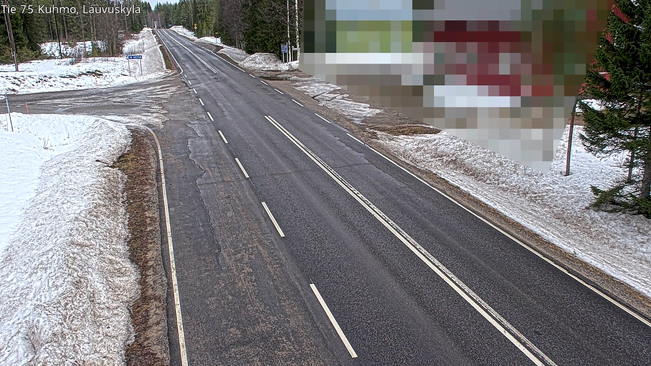 Kelikamerat Kuva Tie 75 Kuhmo, Lauvuskylä, Kuhmo, Kainuu