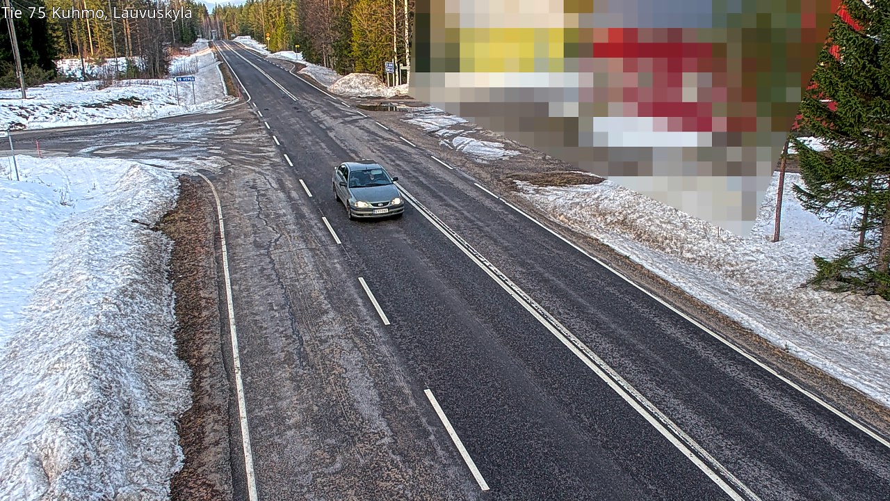 Kelikamerat Kuva Tie 75 Kuhmo, Lauvuskylä, Kuhmo, Kainuu