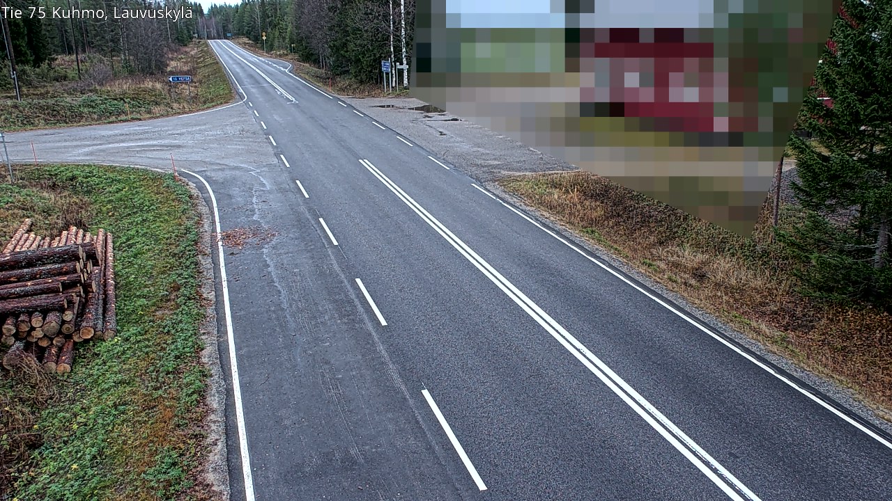 Kelikamerat Kuva Tie 75 Kuhmo, Lauvuskylä, Kuhmo, Kainuu