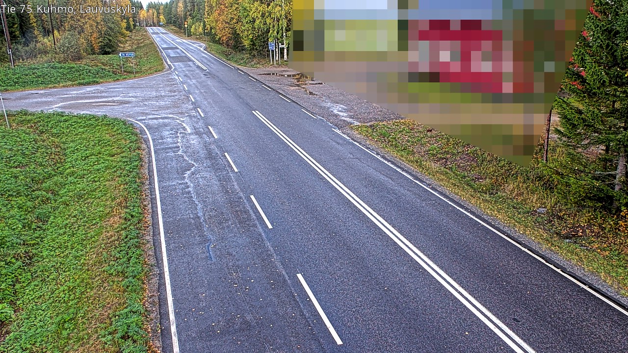 Kelikamerat Kuva Tie 75 Kuhmo, Lauvuskylä, Kuhmo, Kainuu
