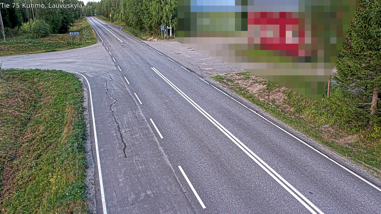 Kelikamerat Kuva Tie 75 Kuhmo, Lauvuskylä, Kuhmo, Kainuu