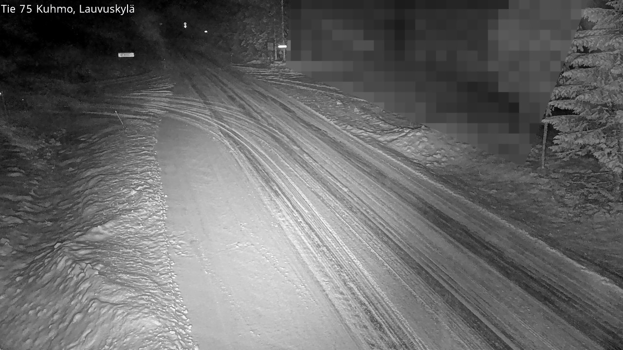 Weather Camera Image Road 75 Kuhmo, Lauvuskylä, Kuhmo, Kainuu
