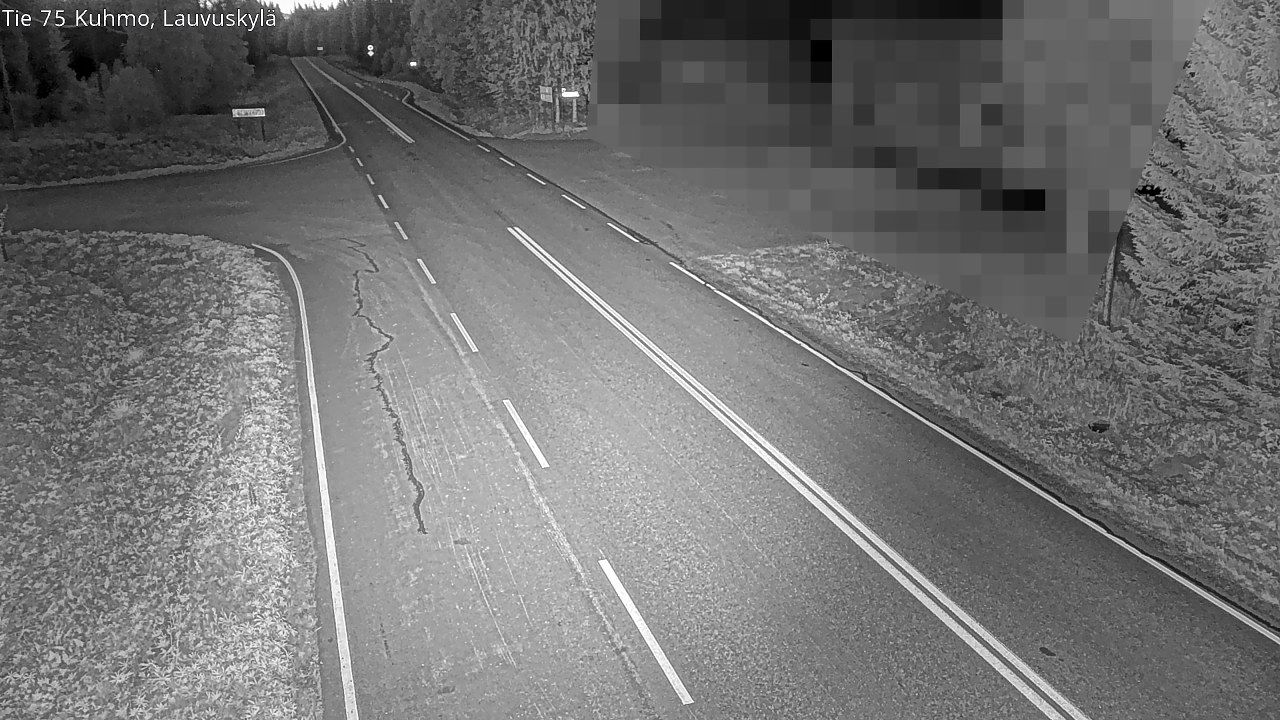 Kelikamerat Kuva Tie 75 Kuhmo, Lauvuskylä, Kuhmo, Kainuu