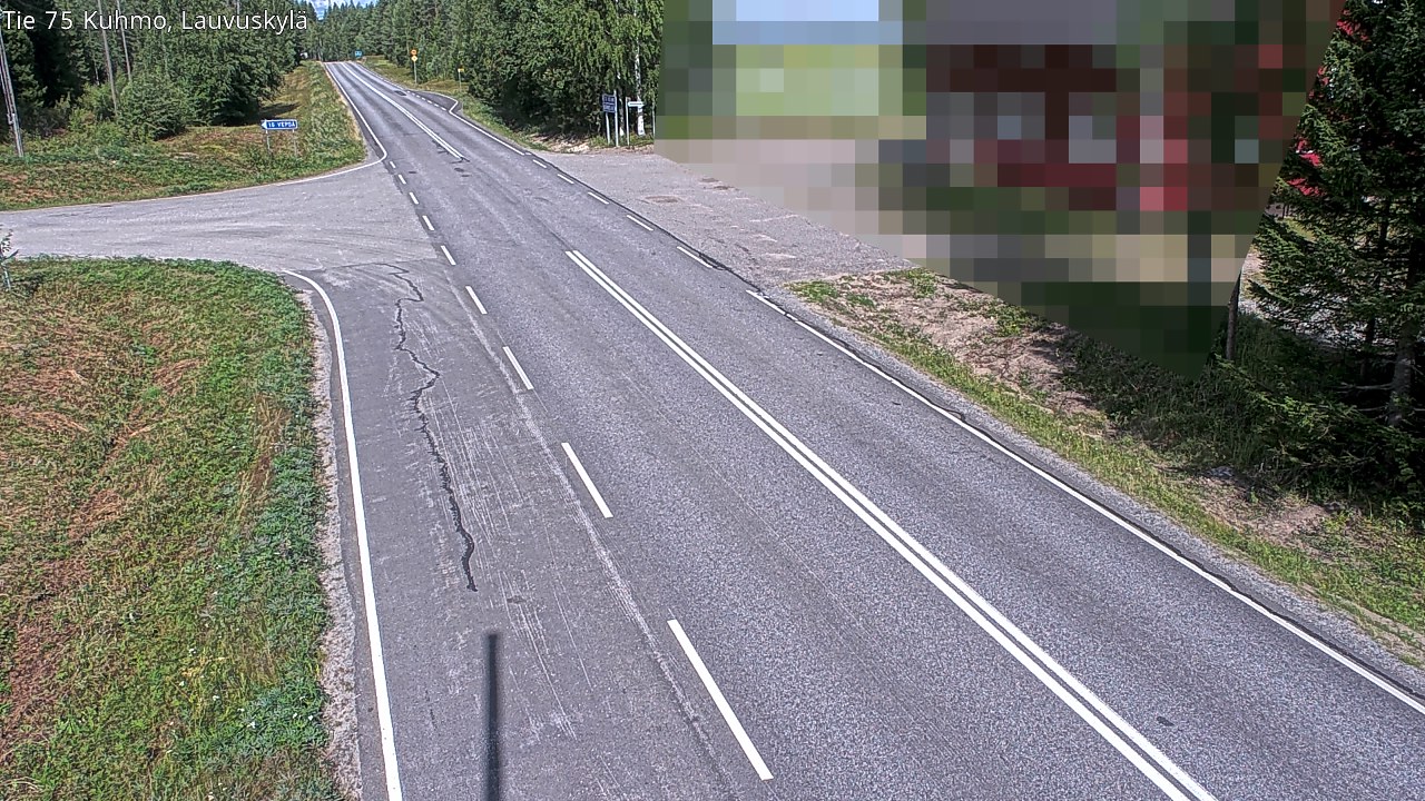 Kelikamerat Kuva Tie 75 Kuhmo, Lauvuskylä, Kuhmo, Kainuu