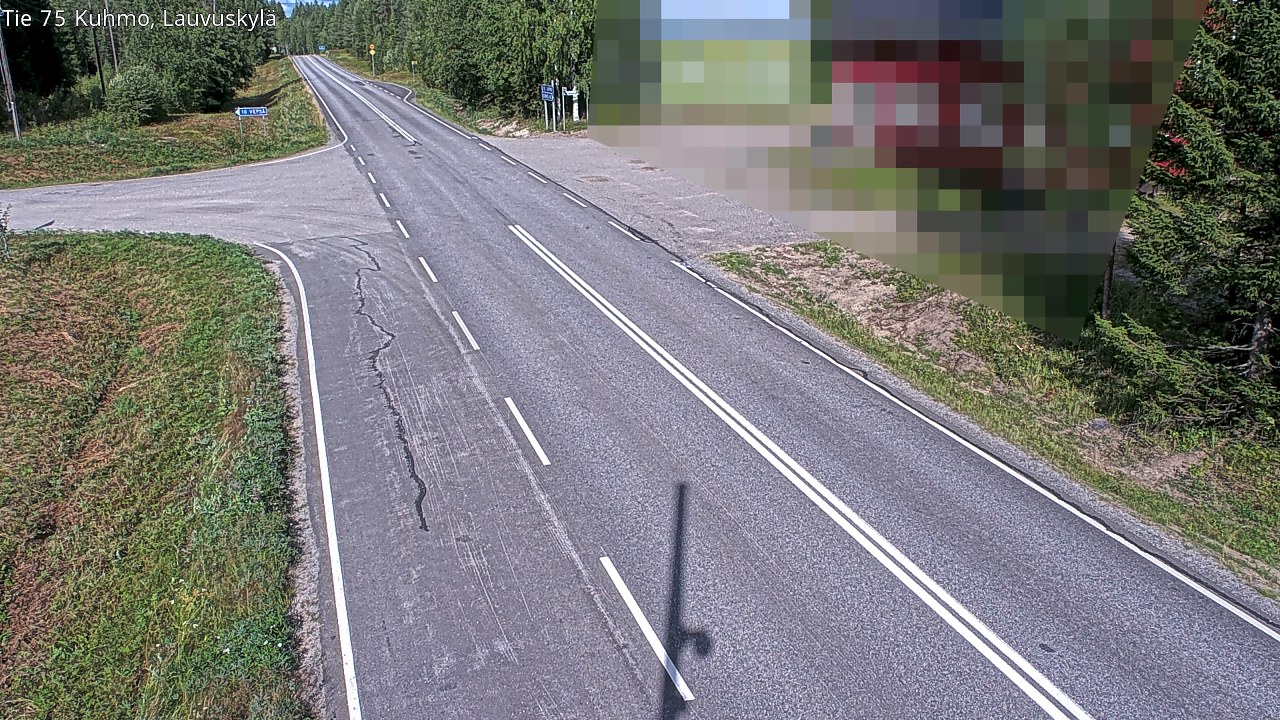 Kelikamerat Kuva Tie 75 Kuhmo, Lauvuskylä, Kuhmo, Kainuu