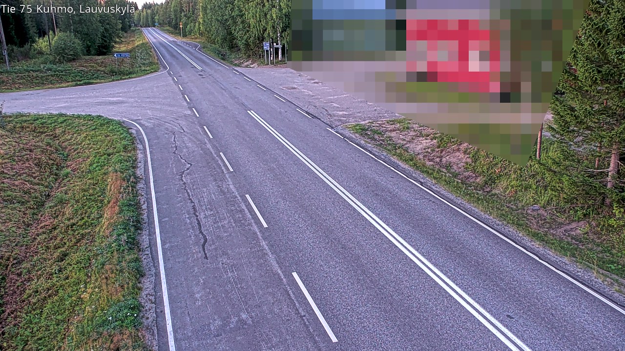 Kelikamerat Kuva Tie 75 Kuhmo, Lauvuskylä, Kuhmo, Kainuu