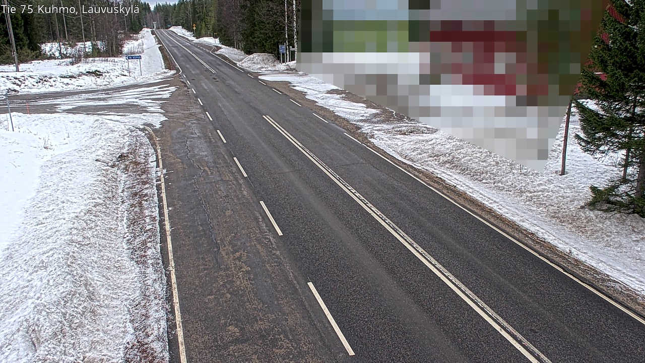 Kelikamerat Kuva Tie 75 Kuhmo, Lauvuskylä, Kuhmo, Kainuu