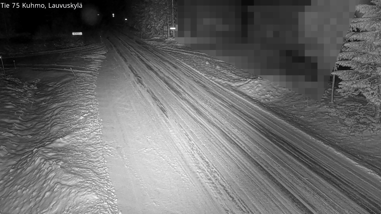 Weather Camera Image Road 75 Kuhmo, Lauvuskylä, Kuhmo, Kainuu