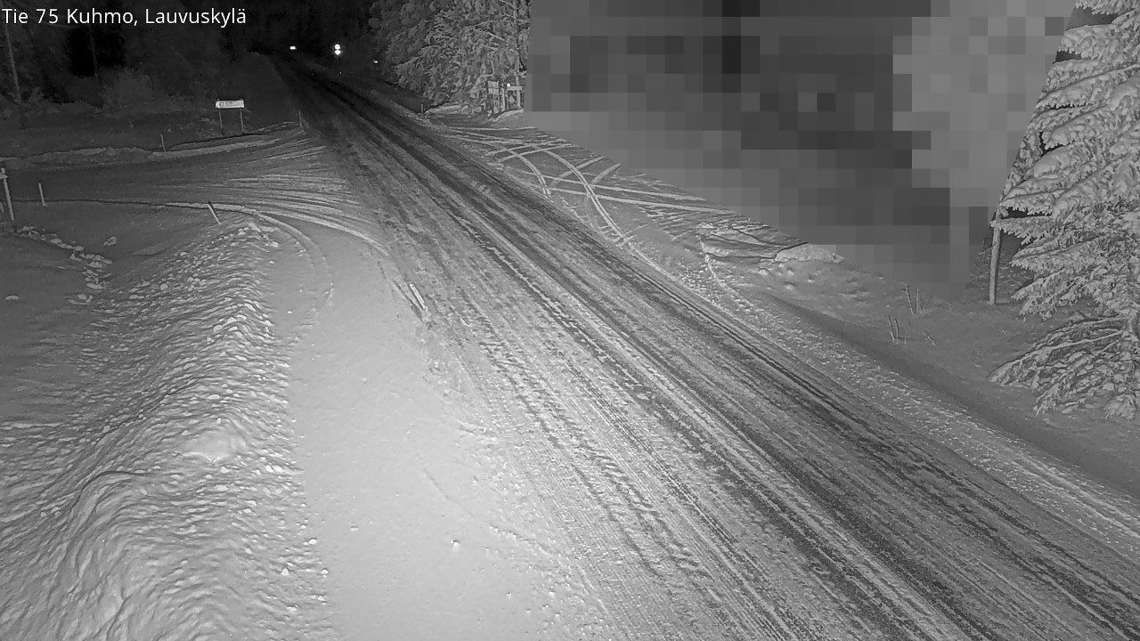 Weather Camera Image Road 75 Kuhmo, Lauvuskylä, Kuhmo, Kainuu