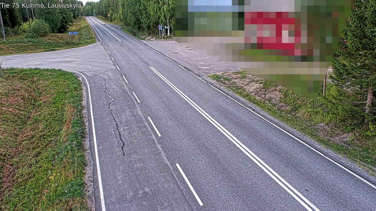 Kelikamerat Kuva Tie 75 Kuhmo, Lauvuskylä, Kuhmo, Kainuu