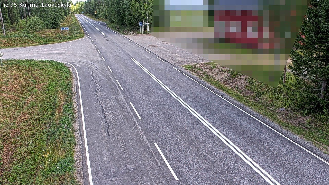 Kelikamerat Kuva Tie 75 Kuhmo, Lauvuskylä, Kuhmo, Kainuu