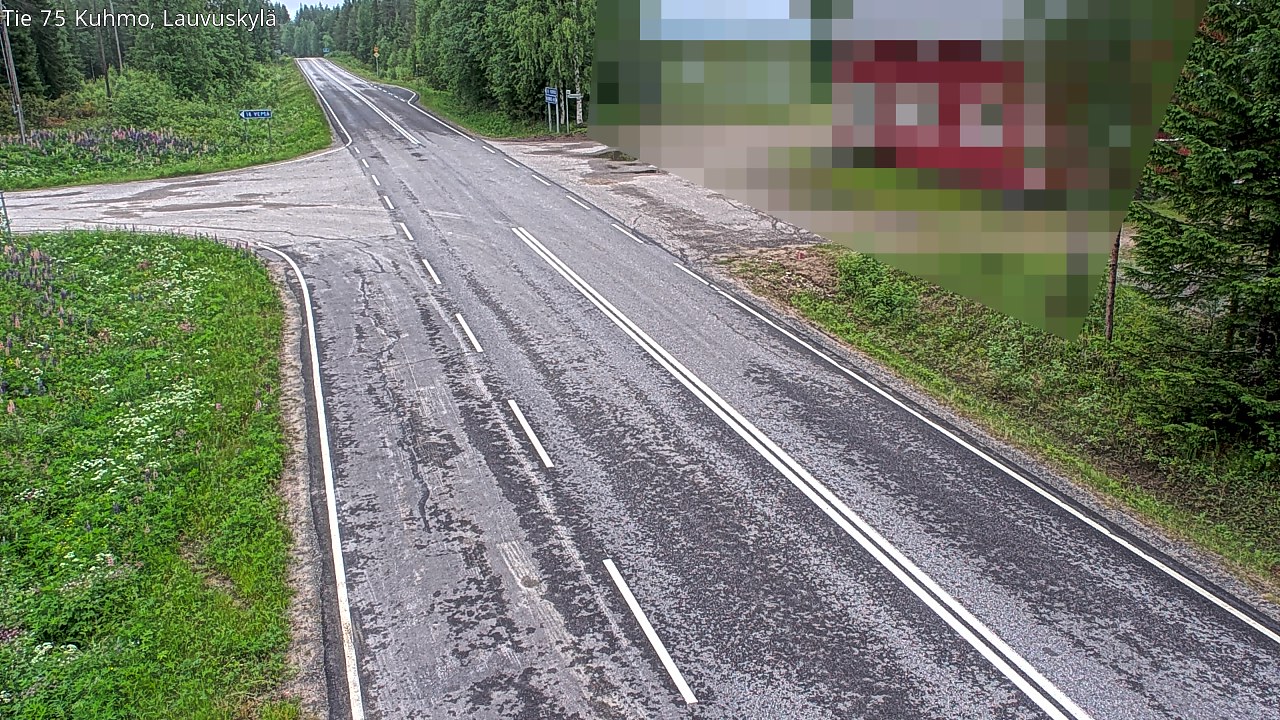 Kelikamerat Kuva Tie 75 Kuhmo, Lauvuskylä, Kuhmo, Kainuu