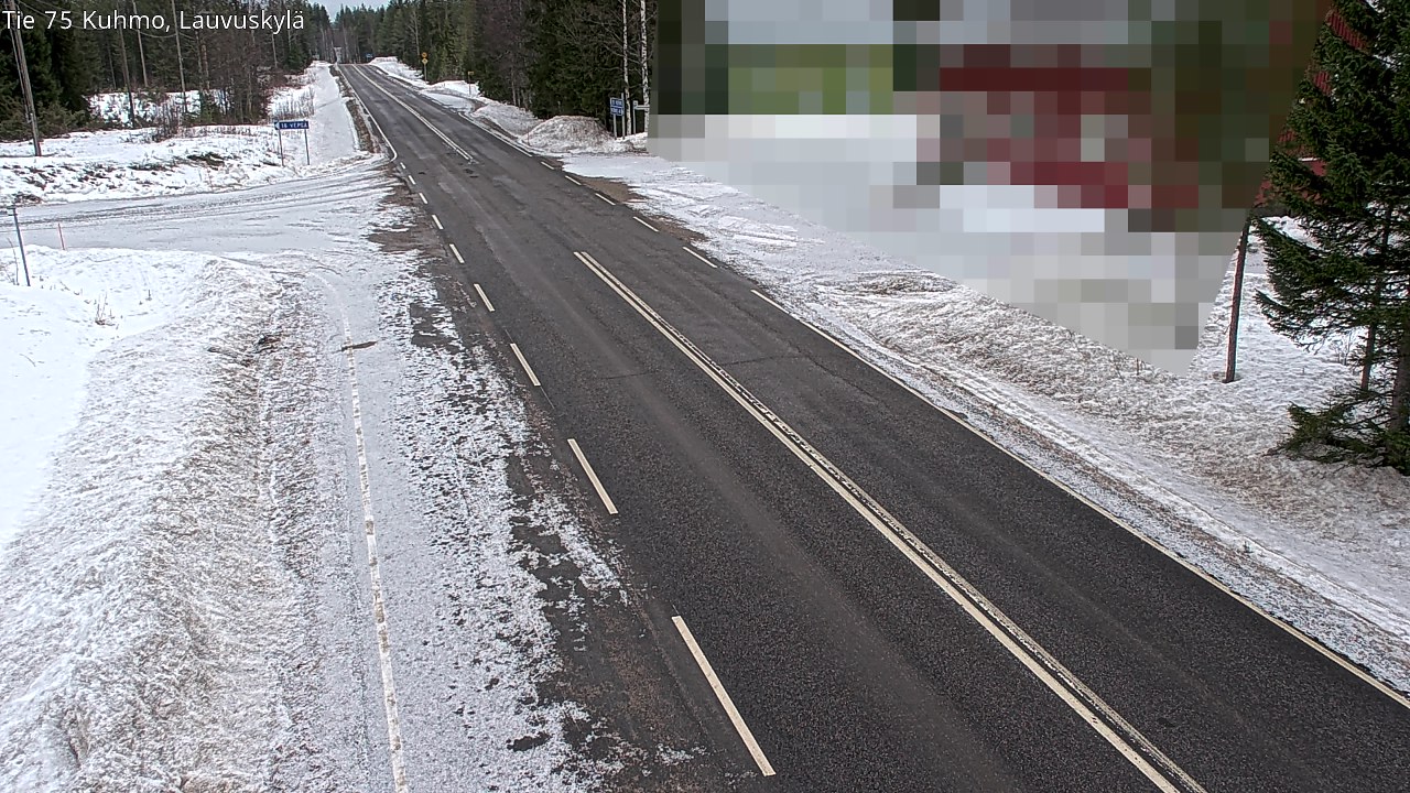 Kelikamerat Kuva Tie 75 Kuhmo, Lauvuskylä, Kuhmo, Kainuu