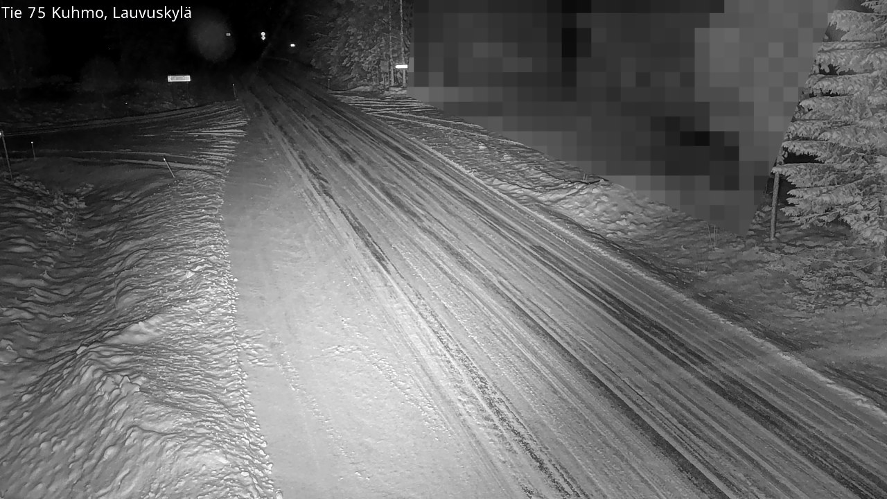 Weather Camera Image Road 75 Kuhmo, Lauvuskylä, Kuhmo, Kainuu