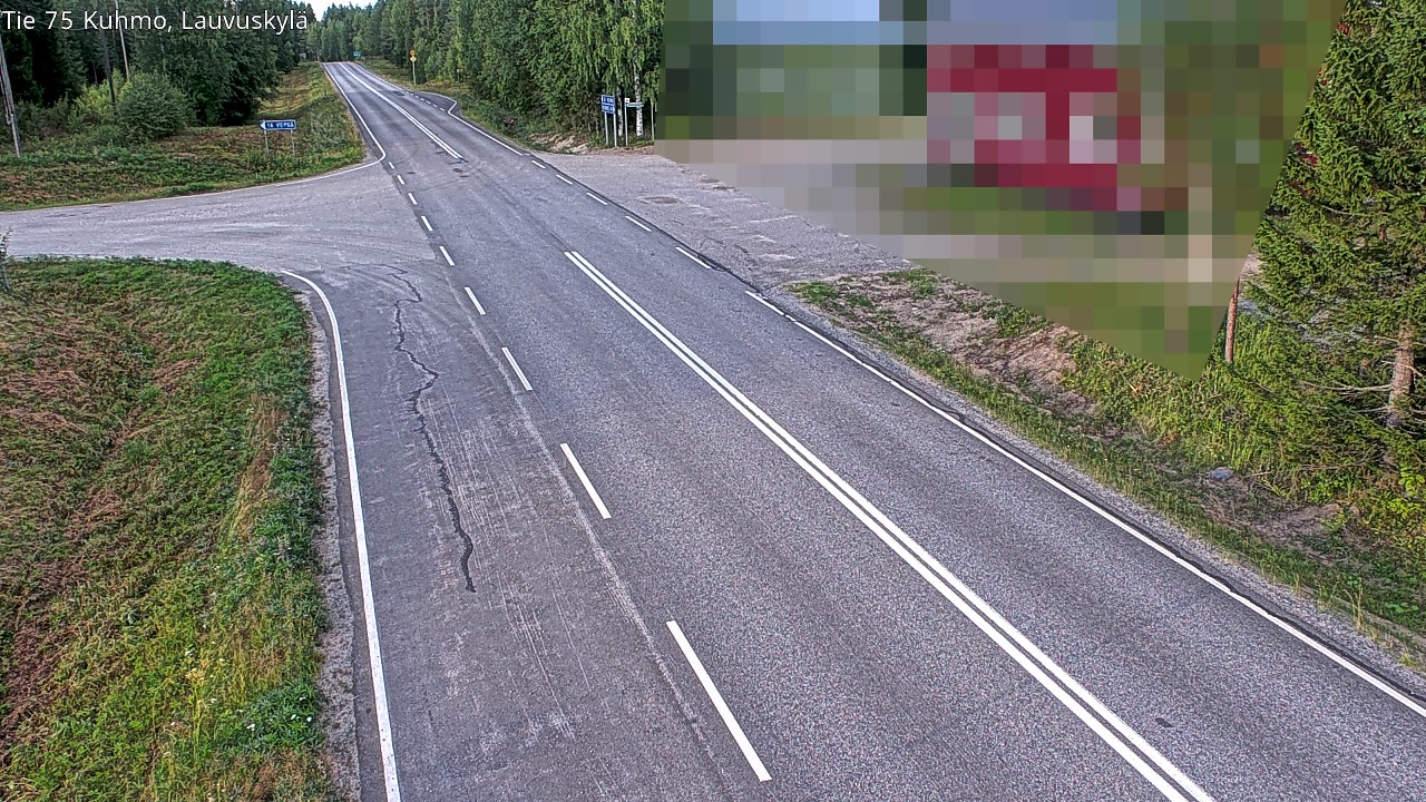 Kelikamerat Kuva Tie 75 Kuhmo, Lauvuskylä, Kuhmo, Kainuu