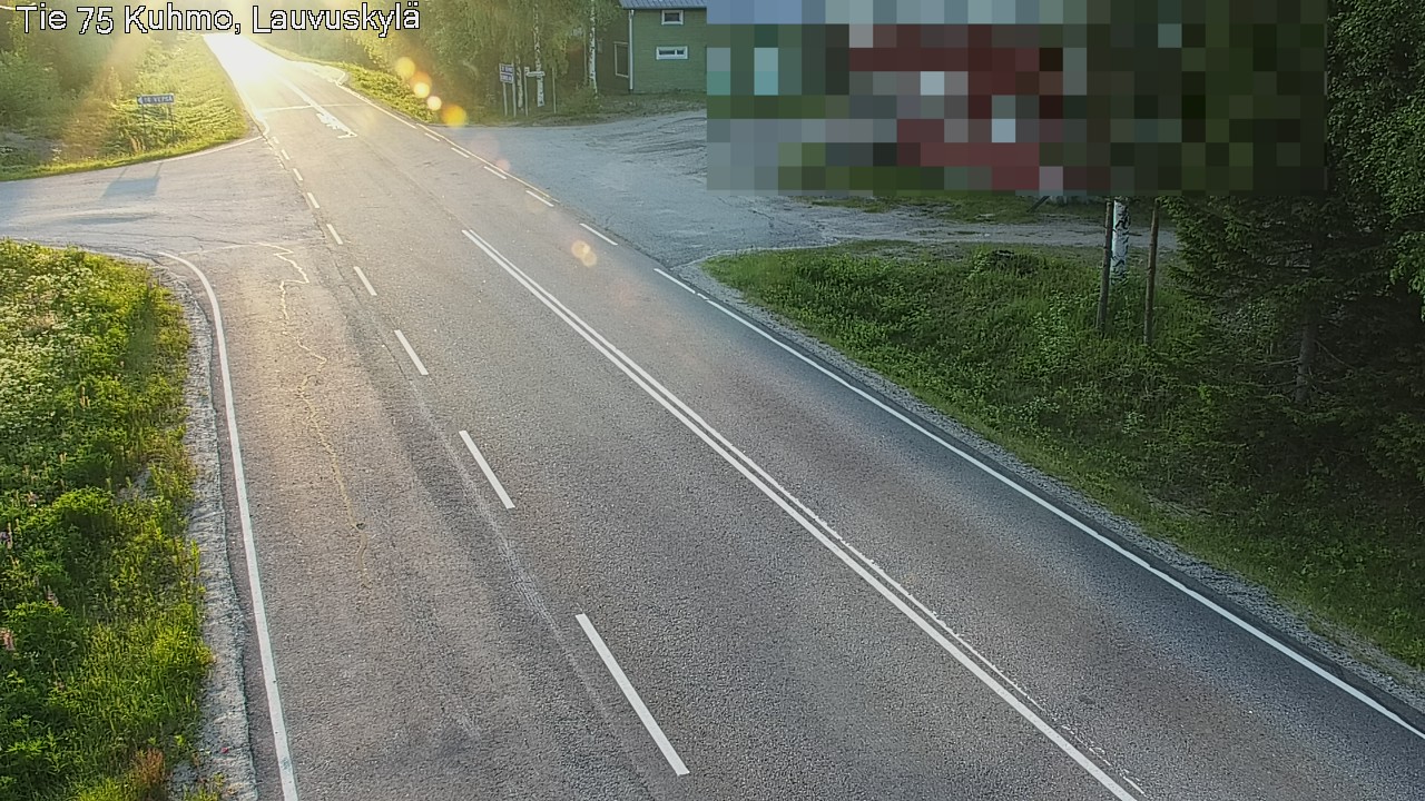 Kelikamerat Kuva Tie 75 Kuhmo, Lauvuskylä, Kuhmo, Kainuu