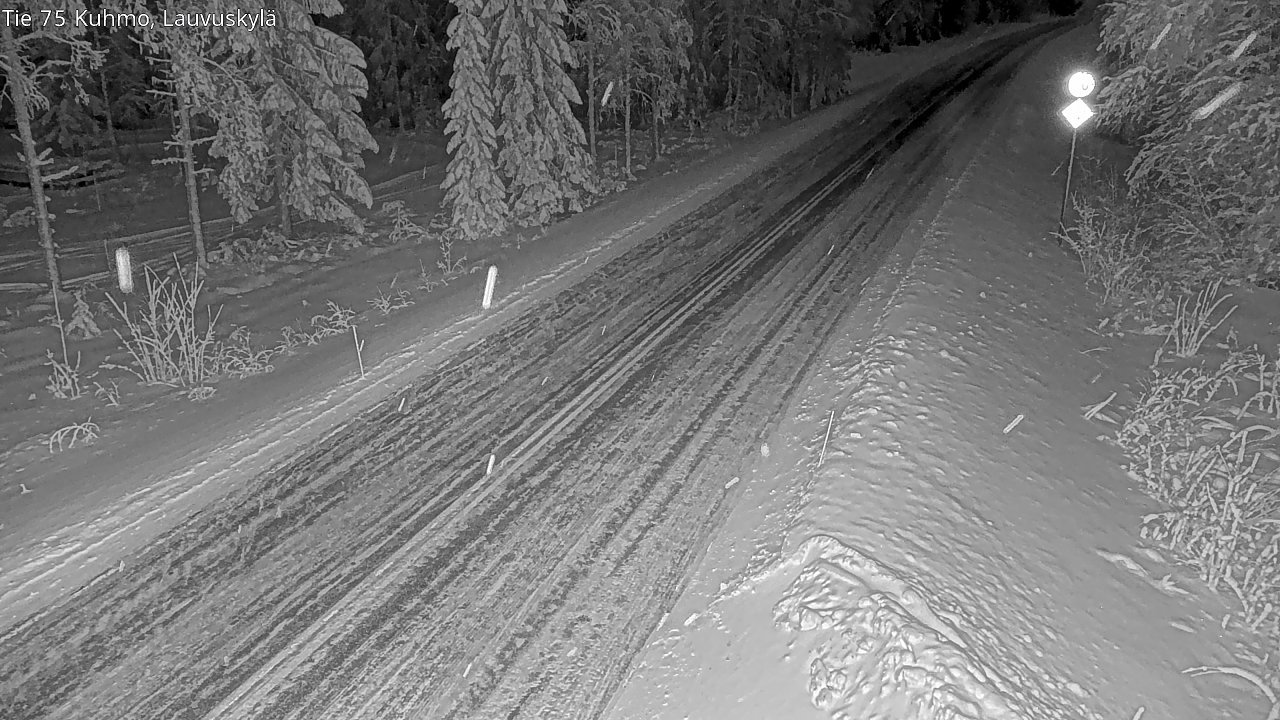 Kelikamerat Kuva Tie 75 Kuhmo, Lauvuskylä, Kuhmo, Kainuu