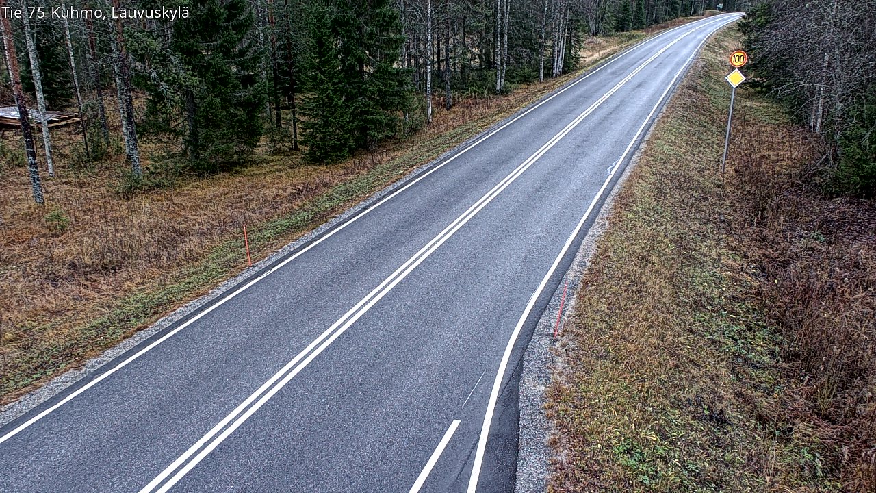 Kelikamerat Kuva Tie 75 Kuhmo, Lauvuskylä, Kuhmo, Kainuu