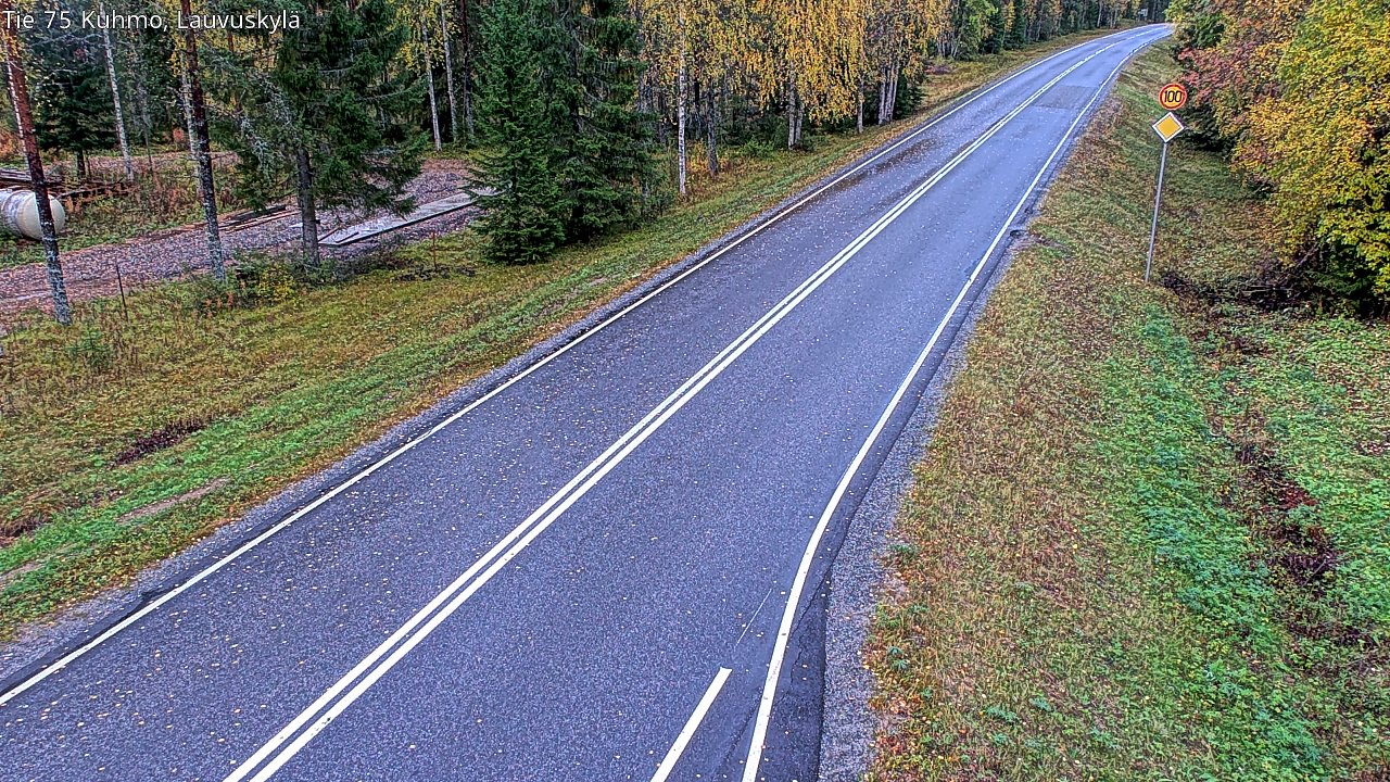 Kelikamerat Kuva Tie 75 Kuhmo, Lauvuskylä, Kuhmo, Kainuu