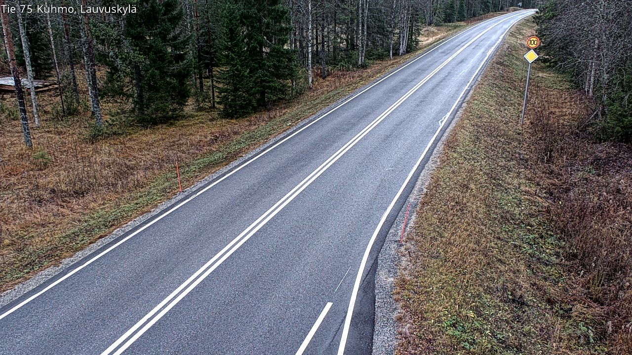Kelikamerat Kuva Tie 75 Kuhmo, Lauvuskylä, Kuhmo, Kainuu