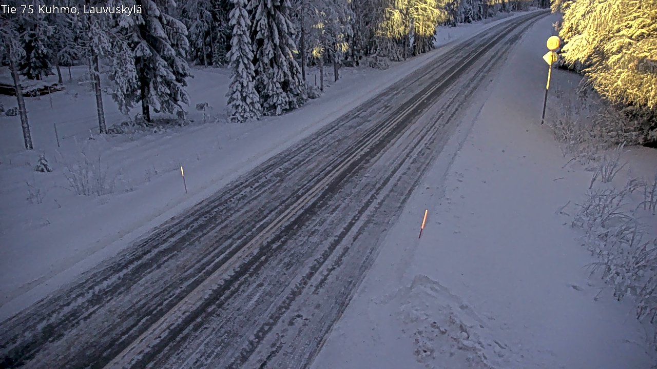 Kelikamerat Kuva Tie 75 Kuhmo, Lauvuskylä, Kuhmo, Kainuu