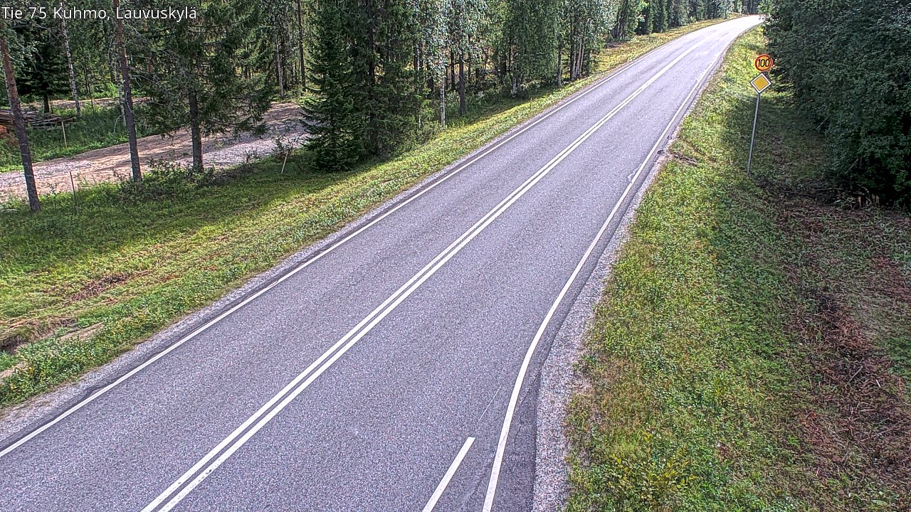 Kelikamerat Kuva Tie 75 Kuhmo, Lauvuskylä, Kuhmo, Kainuu
