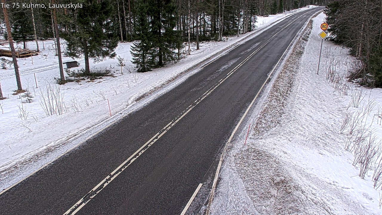 Kelikamerat Kuva Tie 75 Kuhmo, Lauvuskylä, Kuhmo, Kainuu