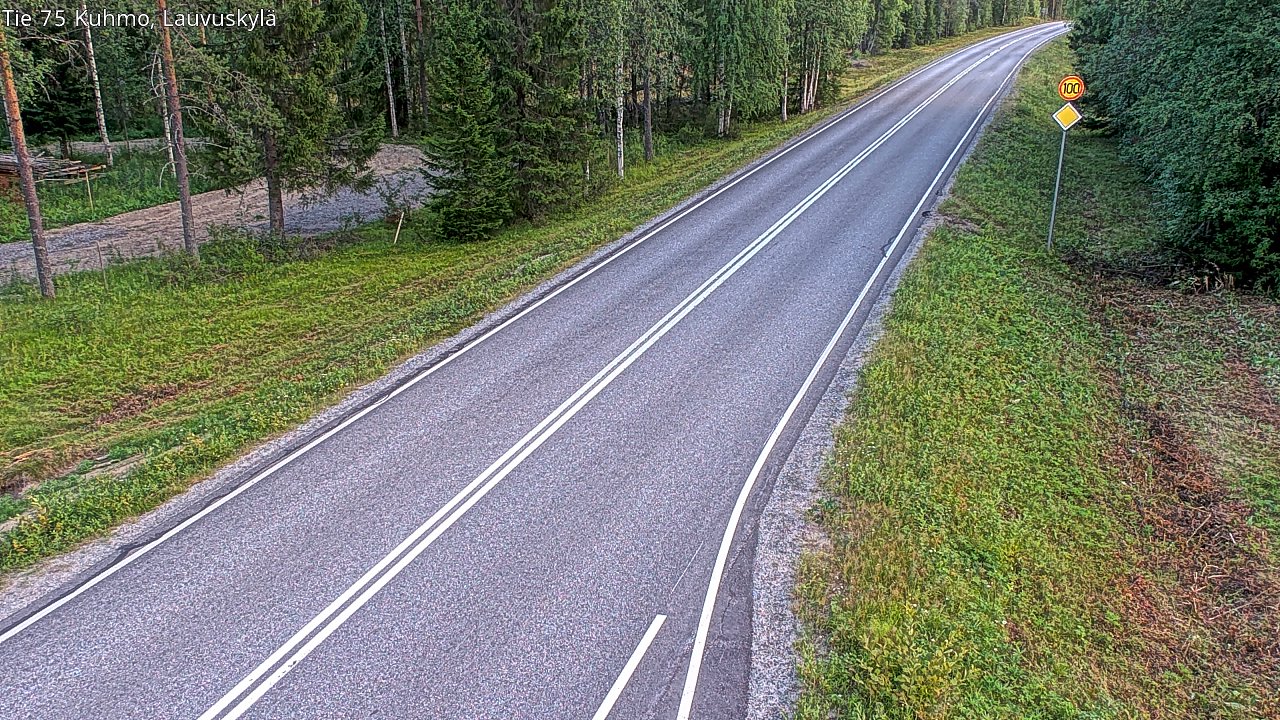 Kelikamerat Kuva Tie 75 Kuhmo, Lauvuskylä, Kuhmo, Kainuu