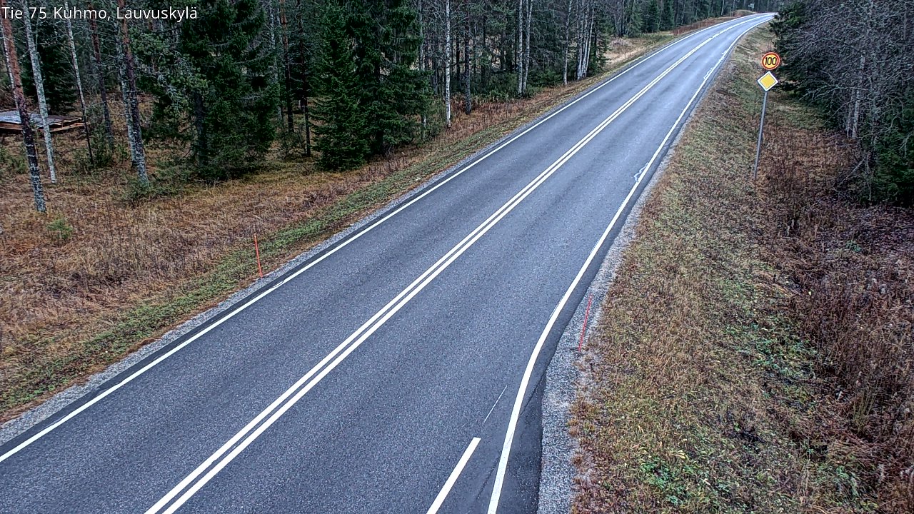 Kelikamerat Kuva Tie 75 Kuhmo, Lauvuskylä, Kuhmo, Kainuu