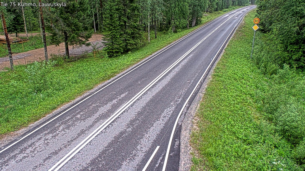 Kelikamerat Kuva Tie 75 Kuhmo, Lauvuskylä, Kuhmo, Kainuu