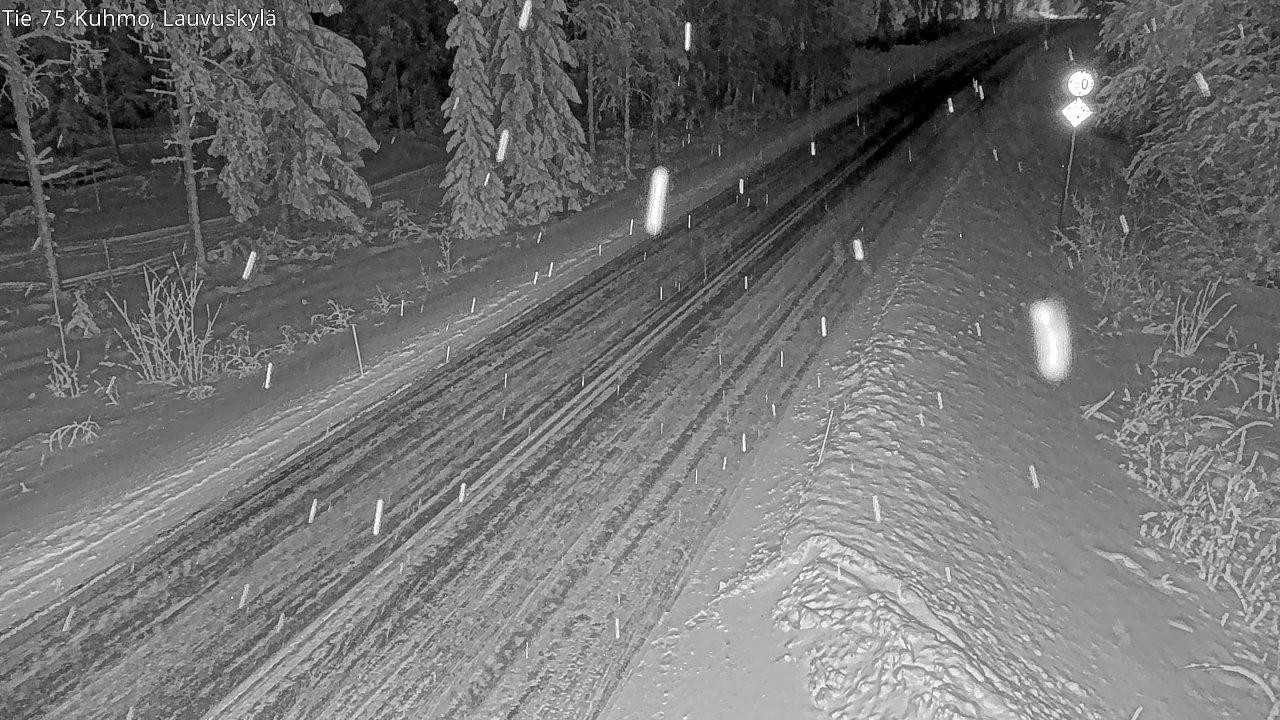 Kelikamerat Kuva Tie 75 Kuhmo, Lauvuskylä, Kuhmo, Kainuu