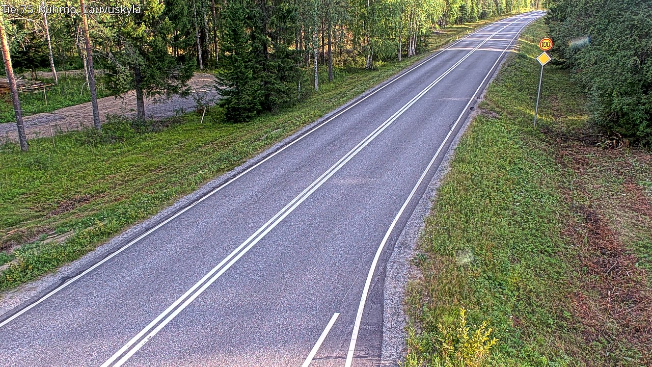 Kelikamerat Kuva Tie 75 Kuhmo, Lauvuskylä, Kuhmo, Kainuu