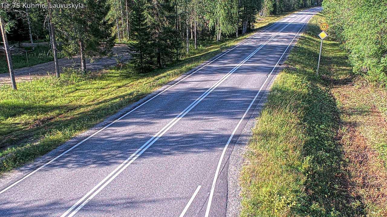 Kelikamerat Kuva Tie 75 Kuhmo, Lauvuskylä, Kuhmo, Kainuu