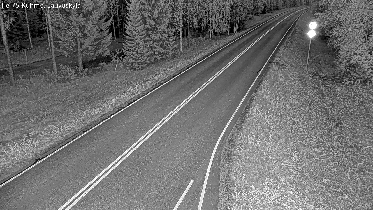 Kelikamerat Kuva Tie 75 Kuhmo, Lauvuskylä, Kuhmo, Kainuu