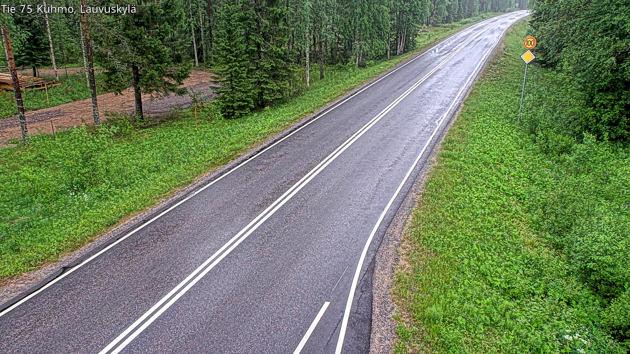 Kelikamerat Kuva Tie 75 Kuhmo, Lauvuskylä, Kuhmo, Kainuu