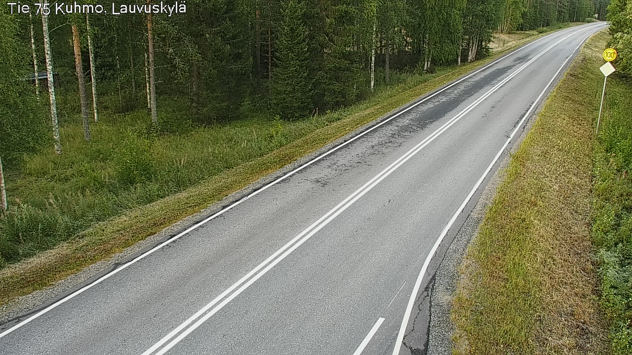 Kelikamerat Kuva Tie 75 Kuhmo, Lauvuskylä, Kuhmo, Kainuu