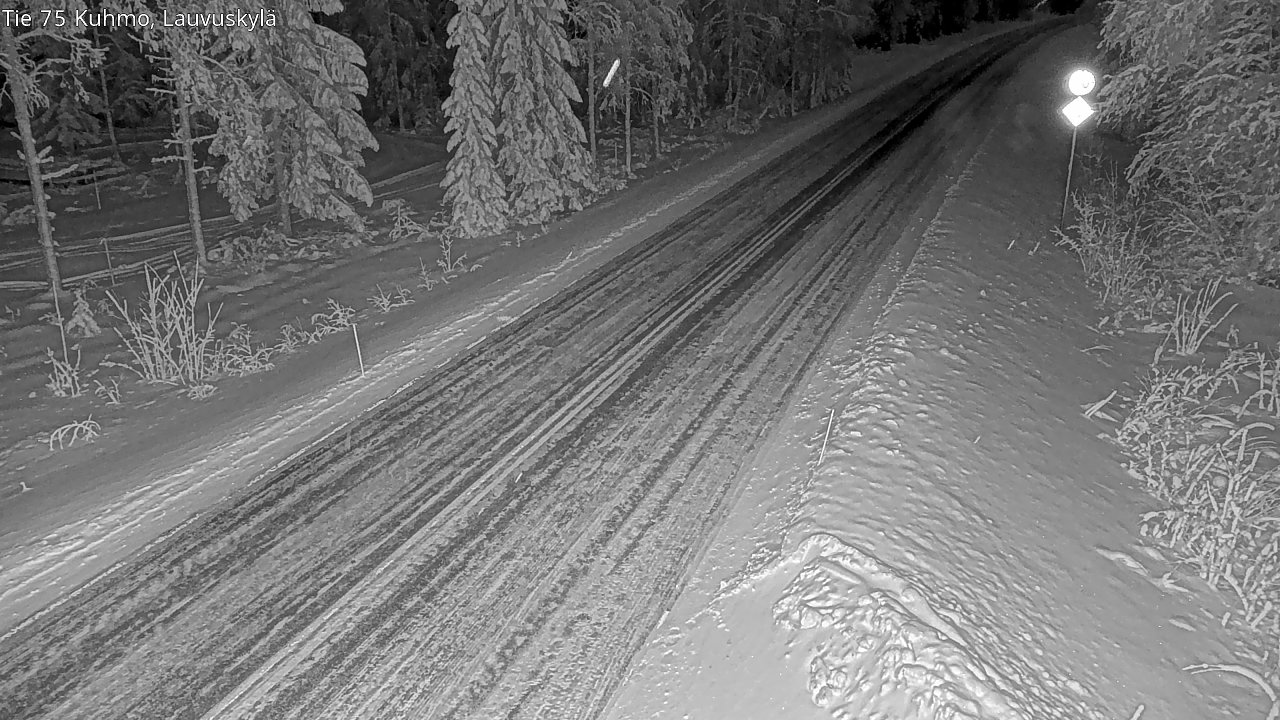 Kelikamerat Kuva Tie 75 Kuhmo, Lauvuskylä, Kuhmo, Kainuu