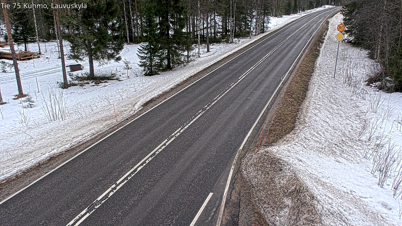 Kelikamerat Kuva Tie 75 Kuhmo, Lauvuskylä, Kuhmo, Kainuu